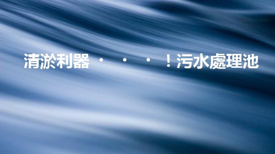 清淤利器！污水處理池神奇設(shè)備，告別堵塞困擾？